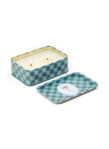 ADO0604EU A Dopo 184g Palm Printed Tin Candle Paddywax - Lush Palms